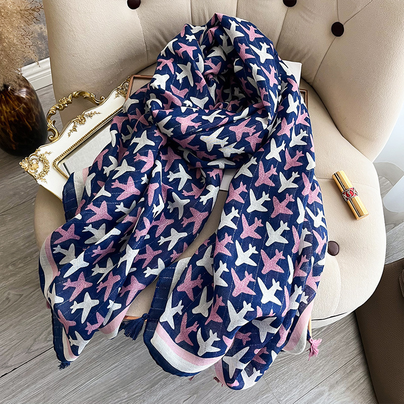 Pashmina Wrap Large - Luxusmarke Schal Baumwoll schal Dame wickeln