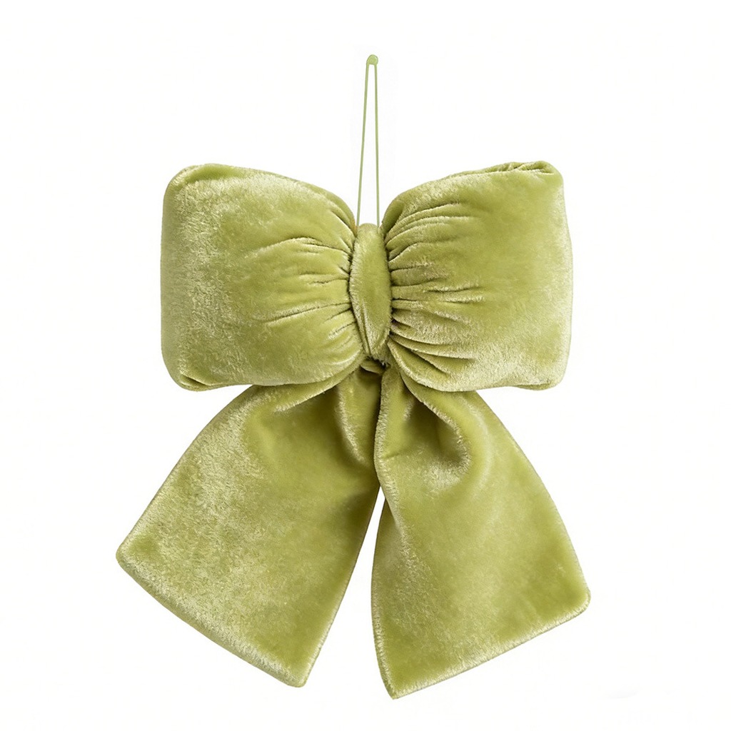 Bow Tie Pre Tied - Vorgebundene Schleife, zarte Weihnachtsbaumschleife, Stoff-Weihnachtsdekorations-Schleife, vorgebunden