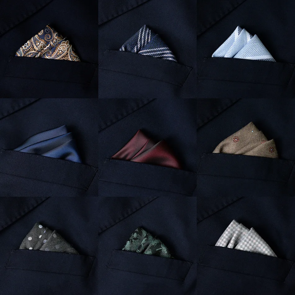 Pocket Square Set - 2 stücke männer Anzug Tasche Handtuch