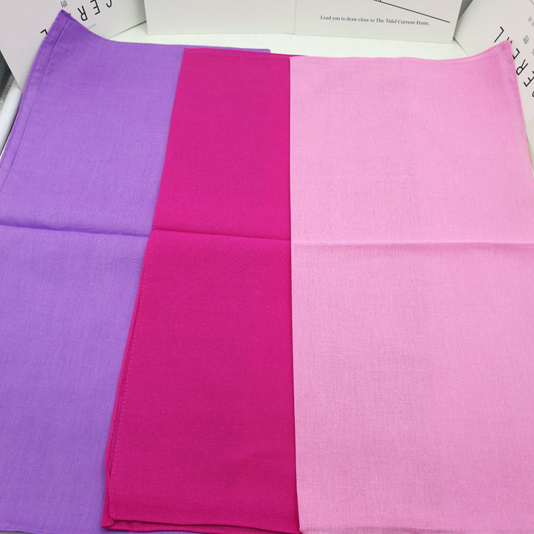 Bandana Cotton - Baumwolle Reine farbe Turban Hip-hop Unisex