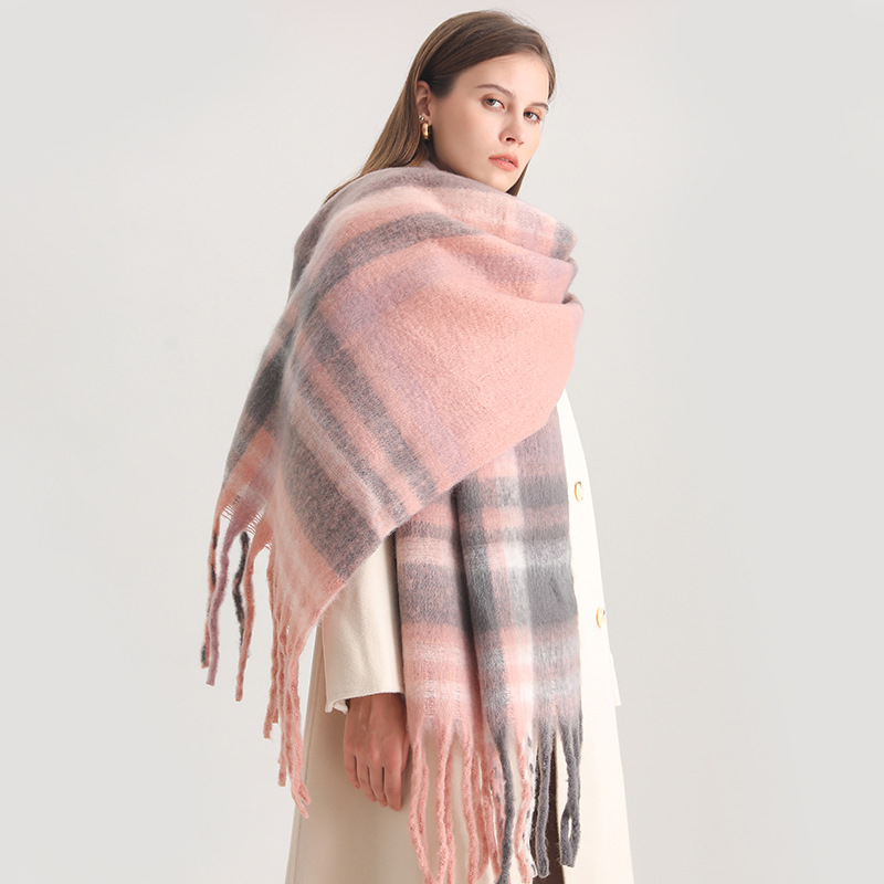 Muffler Men Wool - Koreanische Winter Imitation Kaschmir Schal Student