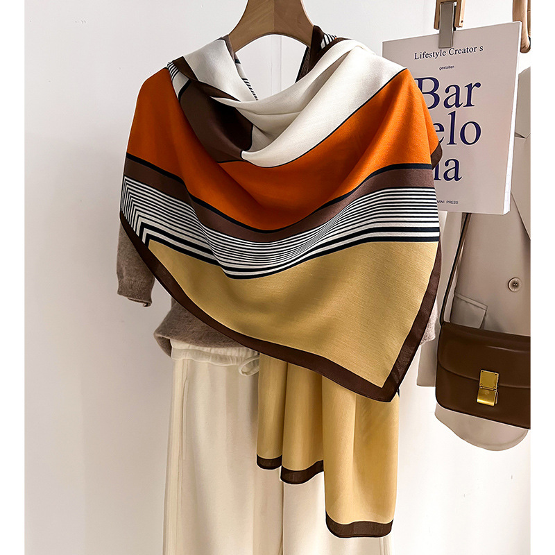 Pashmina Wrap Large - Luxus Marke Schal Wolle Baumwolle Schal