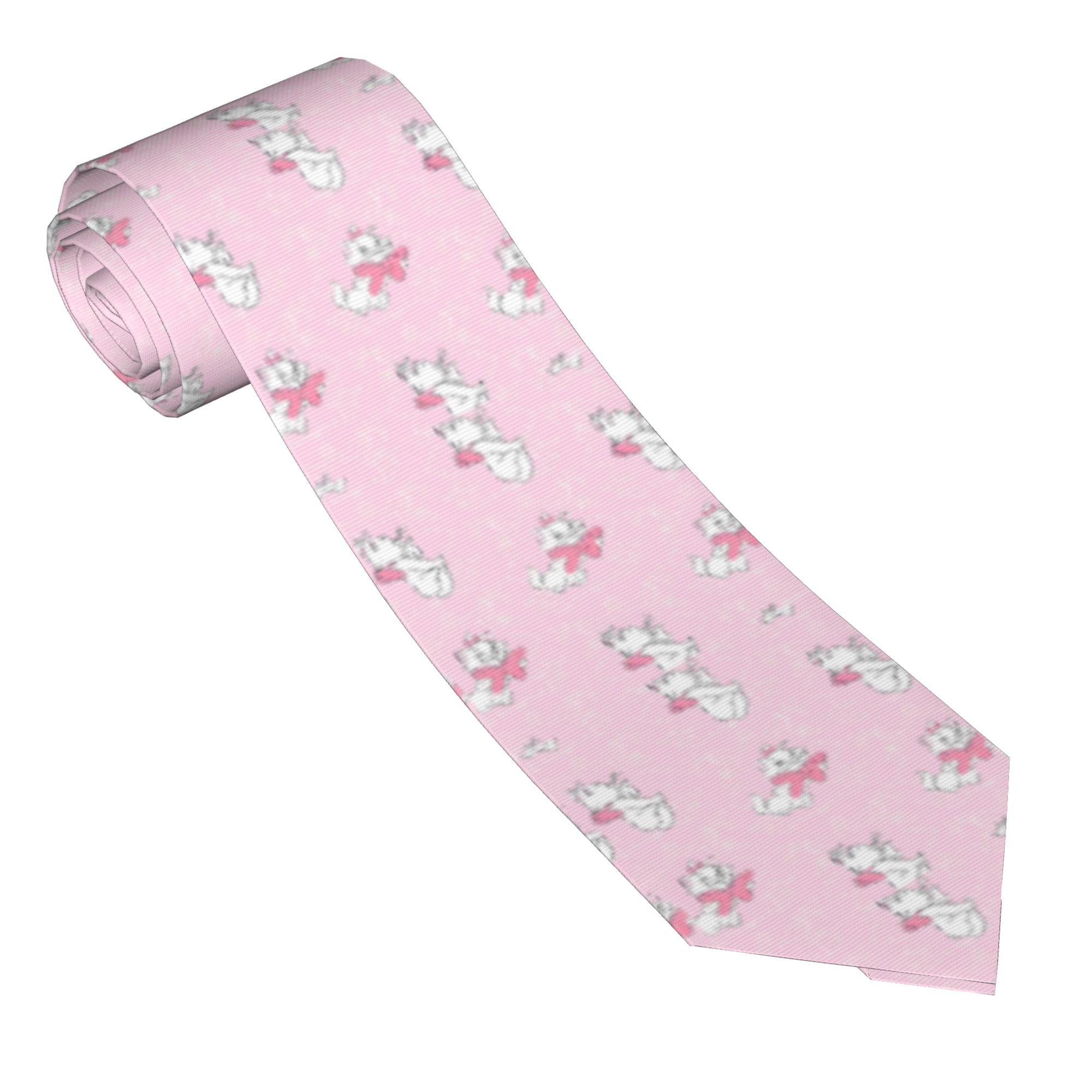Skinny Tie Men - Krawatten Aristocats Maries Cats Unisex, schmal,