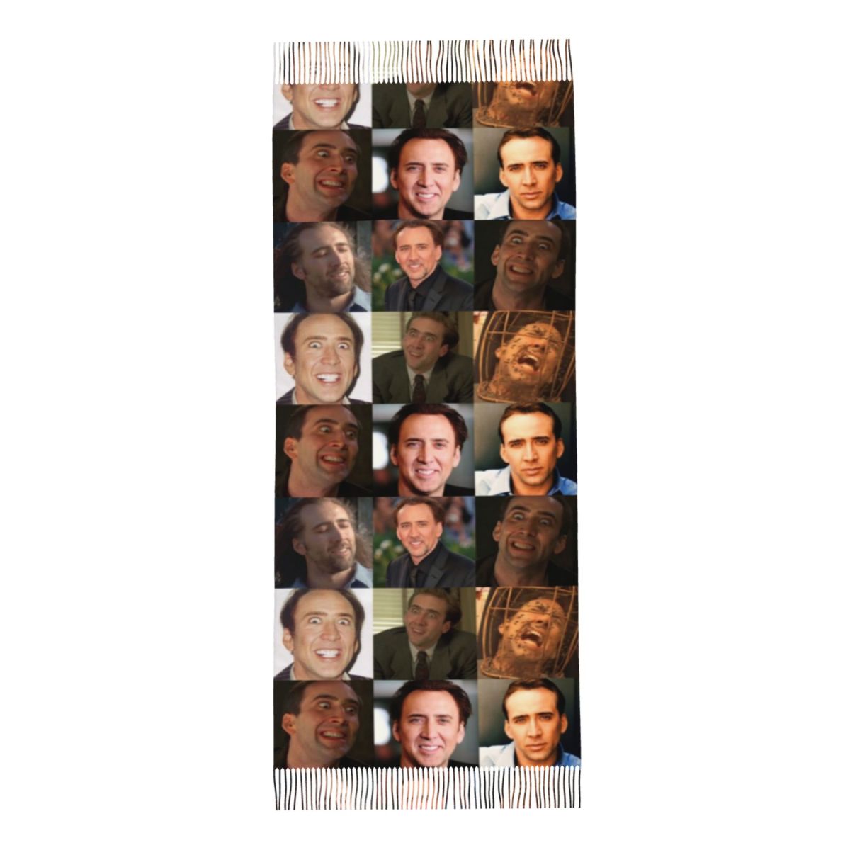 Nicolas Cage Lustiges Gesicht  – Pashmina Wrap Large Bewertung und Preis