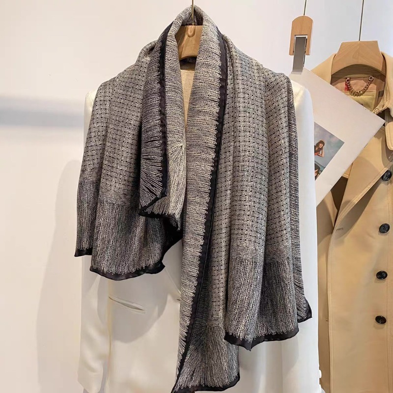 Übergroßer 110x110cm Echtseide – Pashmina Wrap Large Bewertung und Preis
