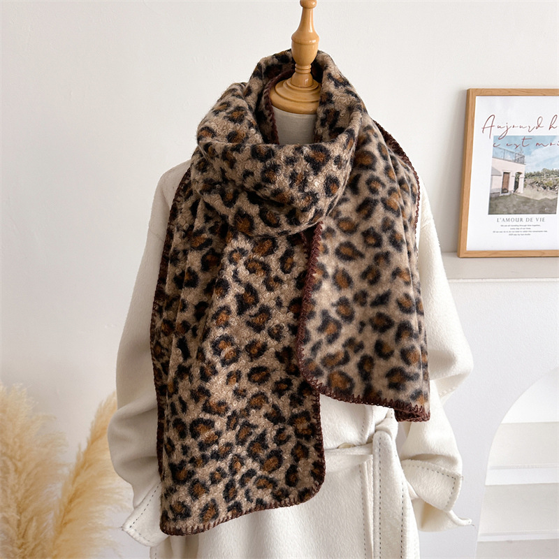 Herbst Winter Leoparden-Schal  – Pashmina Wrap Large Bewertung und Preis