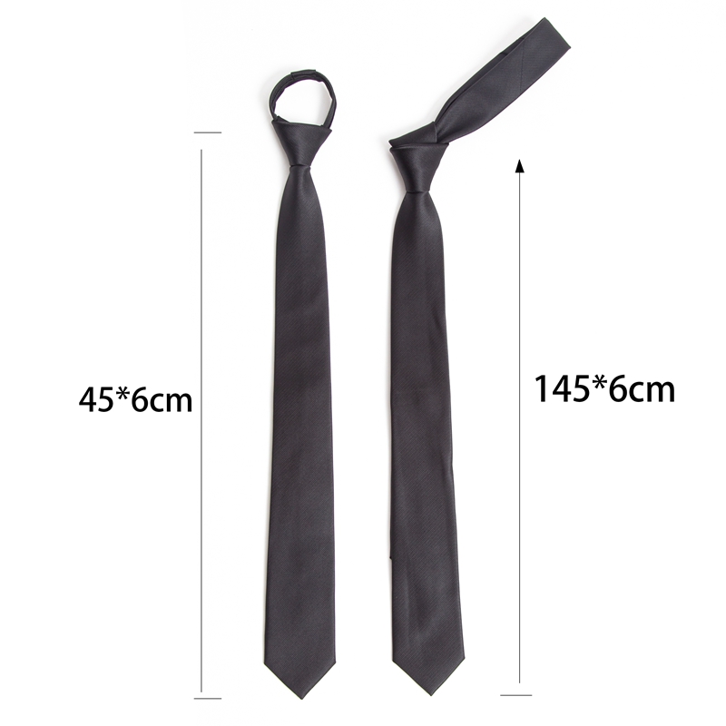 Schwarz Farben Zipper Krawatte – Skinny Tie Men Bewertung und Preis
