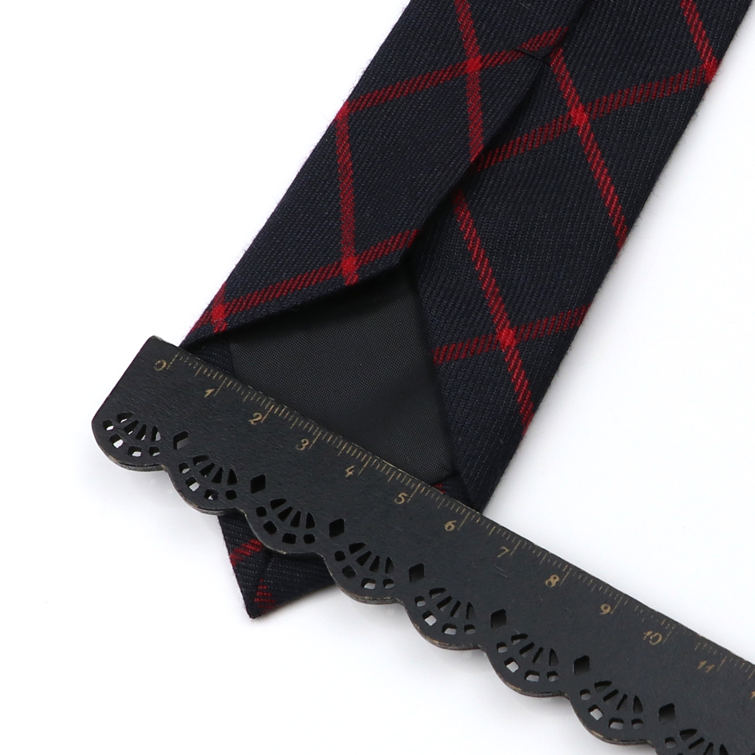Klassische schwarz-graue karie – Skinny Tie Men Bewertung und Preis