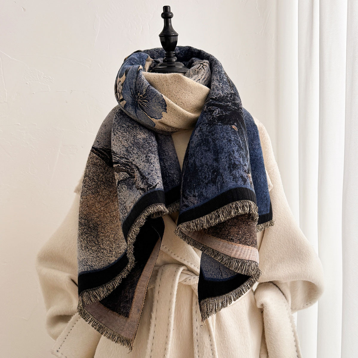 Damen-Schal aus Kaschmir-Imita – Pashmina Wrap Large Bewertung und Preis