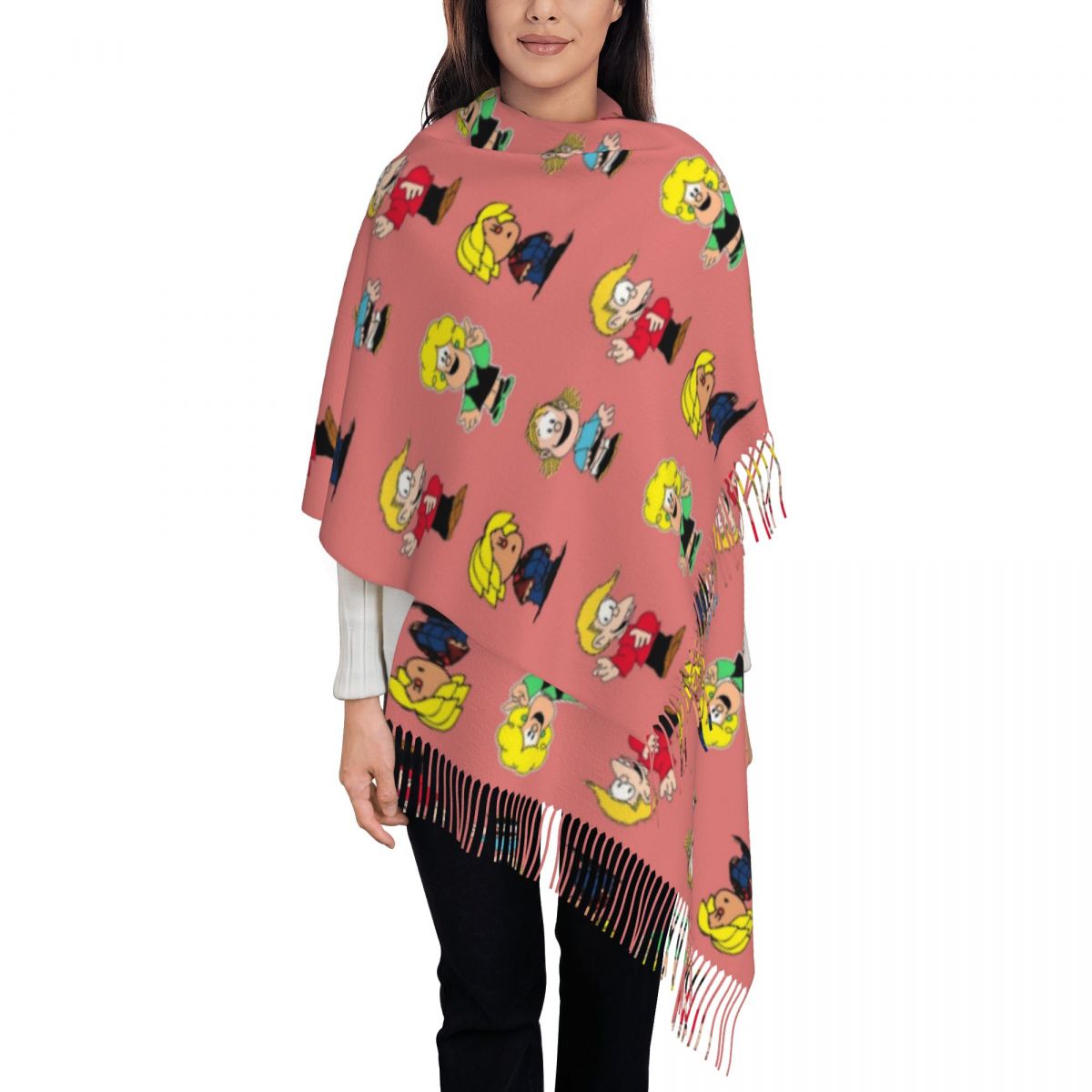 Damen-Schal mit Quasten, Maufa – Pashmina Wrap Large Bewertung und Preis